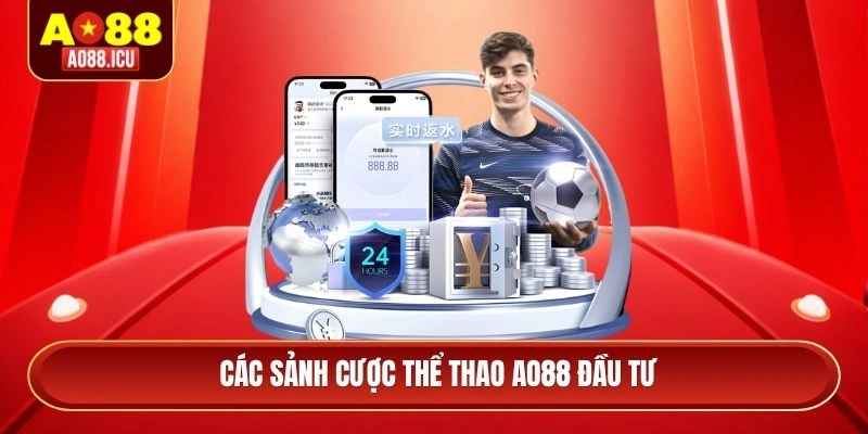 Các sảnh cược thể thao AO88 đầu tư 